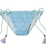 Victoria's Secret VICTORIA’S SECRET The Crochet Lace Tassel String Bikini Bottom in Skylin… Photo 0