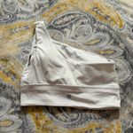 Lululemon  white align one shoulder sport bra size 8 Photo 1