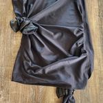 Coperni Rose Detail Bustier Mini Dress in Black Size Medium NWT Sold Out Revolve Photo 4