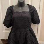 A New Day Black Puff 3/4 Sleeve Dress from Photo 1