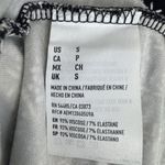 American Eagle Flowy Mini Dress Small Black White Cross Scoop Back Fairy Grunge Photo 4