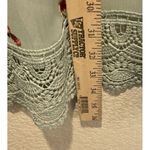 Rewind  XXL‎ Sheer Sage Green Floral Kimono Cardigan Crochet Trim Boho Beach NEW Photo 4