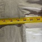 Talbots  Beige 100% vintage Linen Button Down Shirt 12 long sleeve neutral Photo 8