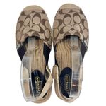 Coach  Rayanne Espadrille Sling Flat Brown/Tan Photo 12