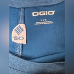 OGIO Long Sleeve Shirt Women’s Size Large Blue Polyester Wool Blend Thin Soft Photo 8