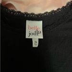 belle du jour Black Lace Ribbed Bodysuit  Photo 2