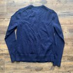 Brooks Brothers  Women’s Navy Supima Cotton Crew Neck Button Sweater Cardigan Sm Photo 7