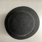 Goorin bros  Wool Cloche Hat Gray Ribbon Womens Wide Brim Classic Felt Size Large Photo 2