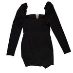 Michael Costello x REVOLVE Racquel Mini Dress in Black Size Small NEW Photo 4