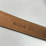 Brighton Belt Brown Leather Medium 3 Dangle Charms Heart Horseshoe Cross B10078 Photo 6