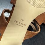 Cole Haan  Alyse Women's Slingback Heeled Sandals Casual Mid Heel Brown Size 7B Photo 8