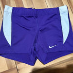 Nike Women’s purple  dry fit shorts sz small Photo 0