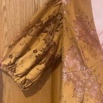 Keepsake the Label Lace Overlay‎ Mini Dress in Golden Yellow Brown Size Small Photo 4