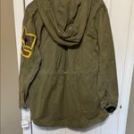 We The Free NWT  Moss Green Jacket with Yellow Lace-Up 100% Cotton Patches Photo 7