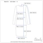 Laundry by Shelli Segal dress formal beaded 100% silk swing skirt shoulder pads blue Photo 1