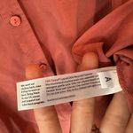 Eileen Fisher Sandwashed Tencel Stand Collar Top Shirt Blouse Chutney Size Small Photo 5