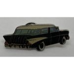 Rare Vintage 80s‎ Gift Creations Black 1950s Chevy Car Pinback Lapel Pin Brooch Photo 7