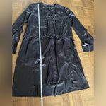 BCBGMAXAZRIA NWT BCBG Faux Leather Shirt Dress Photo 7