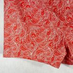 Intro Love the Fit Plus Size 24W Shorts Orange White Paisley Pull On Pocket 1518 Photo 6
