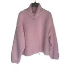 Levi's  Size XL Womens Pink Sherpa Fleece Pullover Jacket Pink Photo 3