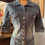 Hot Kiss Y2K Vintage Denim Button-Up Belted Dress Photo 6