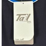 Tail Tech Waffle Tank Top Black Teal & White Edges Performance Fabric M NWT Size M Photo 3