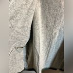 Double Zero NWT Cardigan sweatshirt open front w hood, hunter green, trimmed in heather grey Photo 7