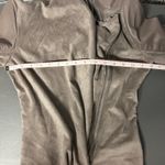 BLANKNYC Faux Suede Leather Moto Jacket Size XS Full Zip Cowl Neck Gray Photo 7