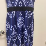 Phoebe Couture  size 6 Halter Neck Ikat dress blue $99 Photo 4