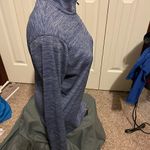 Under Armour  Womens Small HeatGear Blue Half ZIP Activewear Photo 3