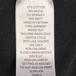 a.n.a  Long-Sleeve Black Top Photo 3