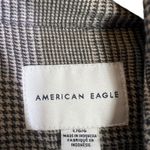American Eagle Plaid Button Front Shirt Womens L Brown Cropped Retro Grunge Photo 4