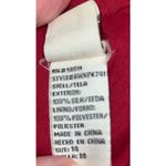 Women’s Red Silk Midi Strapless Cocktail Dress 14 Size L Photo 7