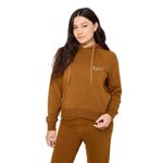 Spiritual Gangster Embroidered Hoodie,  Brown XS Small Love Script Harper NWT Photo 2