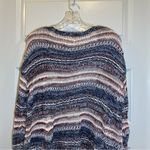 Wrangler Blue/Pink Knit Striped Long Sleeve Open Front Cardigan S Photo 5