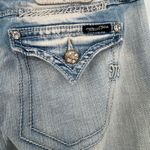 Miss Me Jeans 28 skinny embellished rhinestone flap pockets low rise light wash Photo 8