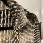 Lucky Brand  Size S Cream Gray Woven Knit Button Front Long Blazer Cardigan Photo 4