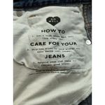 Madewell  Denim Mid-Rise Maxi Skirt Womens 30 Blue  Jean Front Slit Faded Photo 2