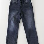J.Crew J.‎ Crew Midi Rise Classic Straight Jean Women's 30P  Black Stretch Denim Photo 0