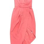 Lovers + Friends X Revolve Riviera Strapless Asymmetrical Dress Pink Chic Size S Photo 0