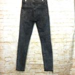 frame denim Le Skinny De Jeanne Raw Edge Jeans Women 27 Bennington Black Gray Photo 4