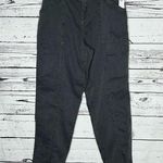Old Navy NWT Size XS Panther Gray Garment Dyed High-Rise Utility Pants Photo 0