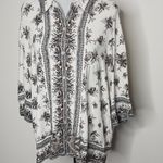 Max Studio Black And White Floral Button Up Shirt Size XL Photo 1