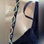 Dancing Queen   velvet Midnight Blue Gown Photo 10