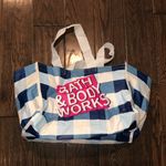 Bath & Body Works  checkered reusable tote bag small Photo 2