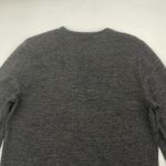 Nina Leonard Vintage 90s Sweater Ribbon Embroidery Roses Floral Gray Acrylic Wool Women Large Photo 4