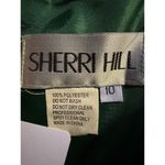 Sherri Hill Emerald green beaded flower, sweetheart, homecoming dress medium Photo 4