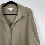 Athleta  Women's Allure Shirt Jacket Olive Sz L Photo 7