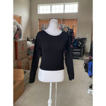 Women's PINK Dot Long Sleeve Tee M Black & White Size M Photo 1