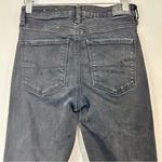 American Eagle  Women’s Distressed Super Hi-Rise Jegging Black Size 4 FLAW Photo 7